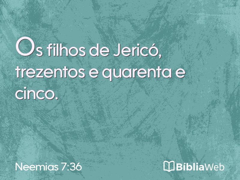 Neemias 7:36 em imagem para compartilhar