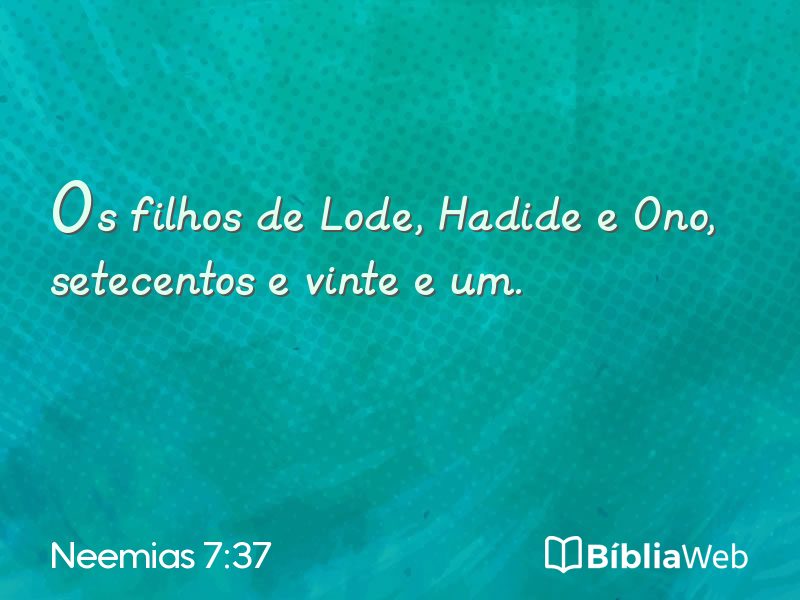 Neemias 7:37 em imagem para compartilhar