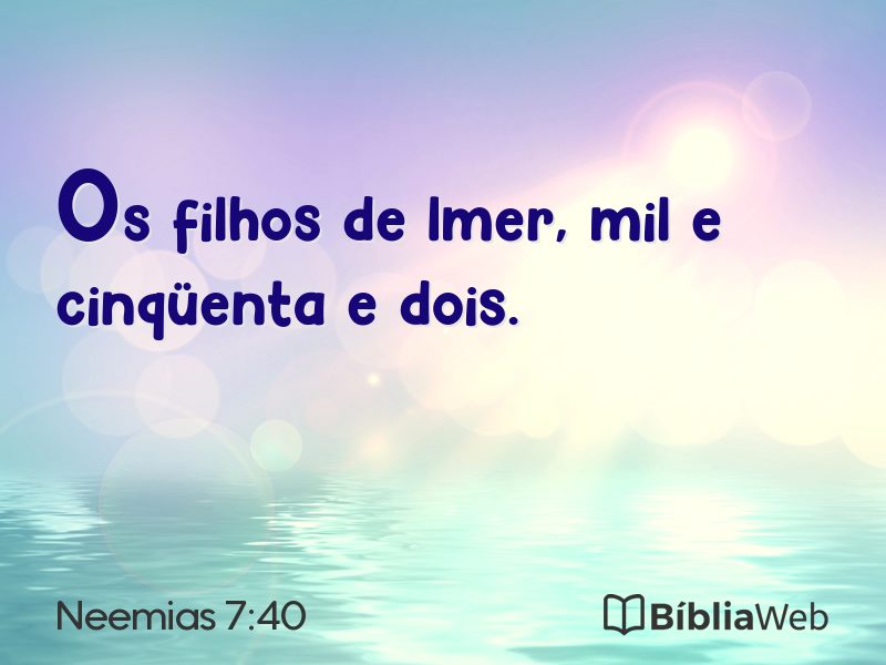 Neemias 7:40 em imagem para compartilhar