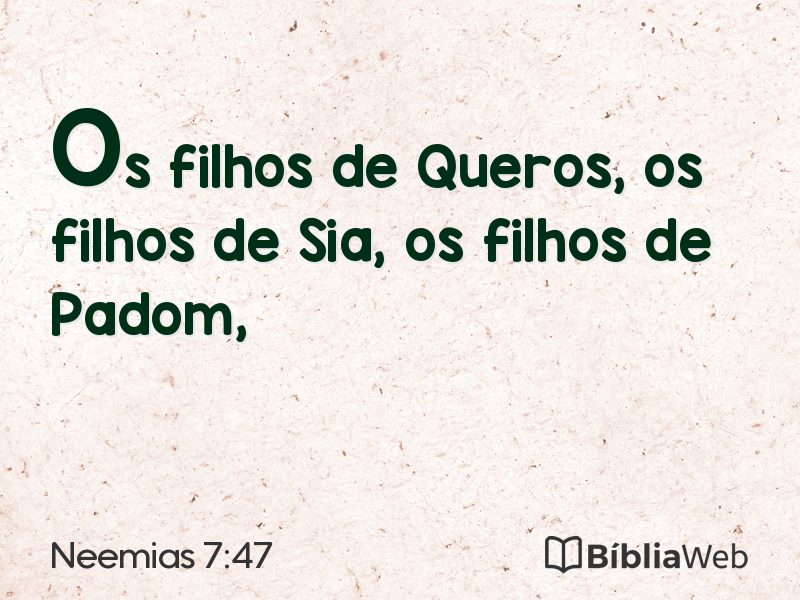 Neemias 7:47 em imagem para compartilhar