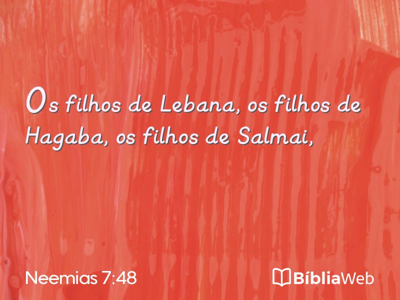 Neemias 7:48 em imagem para compartilhar