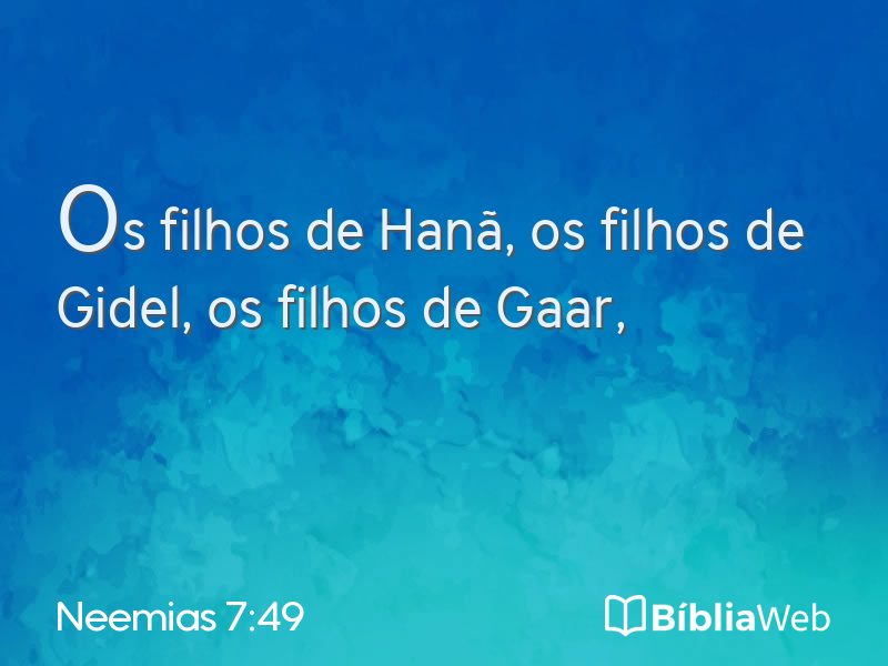 Neemias 7:49 em imagem para compartilhar