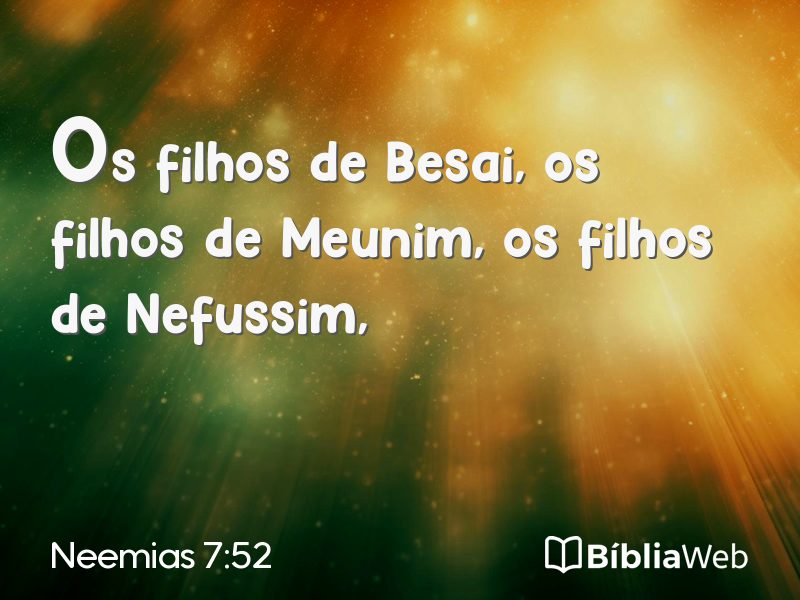 Neemias 7:52 em imagem para compartilhar