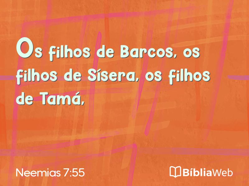 Neemias 7:55 em imagem para compartilhar
