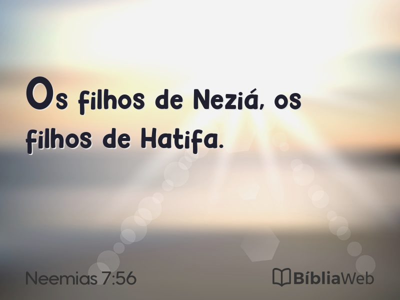 Neemias 7:56 em imagem para compartilhar