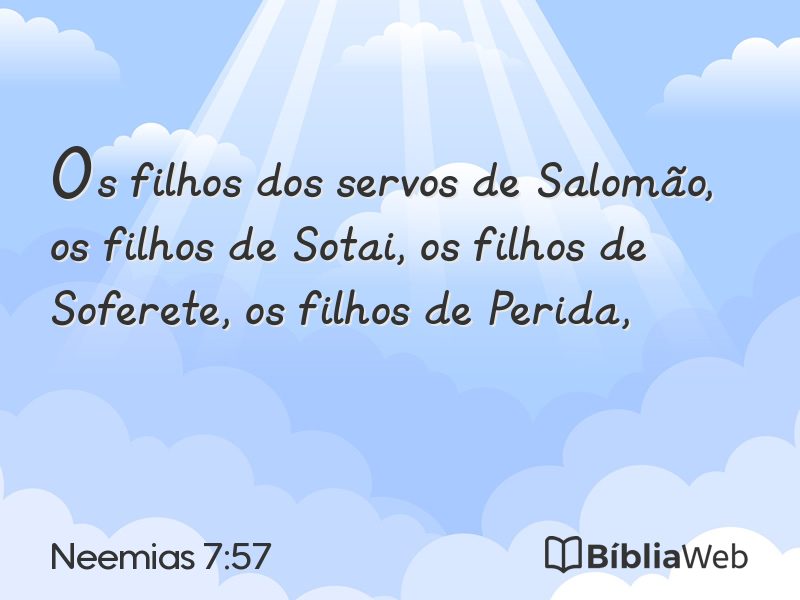 Neemias 7:57 em imagem para compartilhar