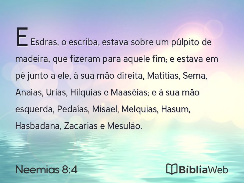 Neemias 8:4 em imagem para compartilhar