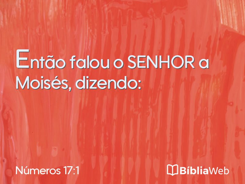 Números 17:1 em imagem para compartilhar