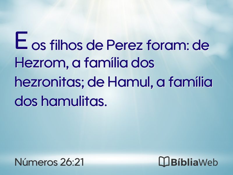 Números 26:21 em imagem para compartilhar
