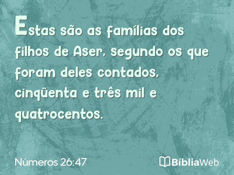 Números 26:47 em imagem para compartilhar