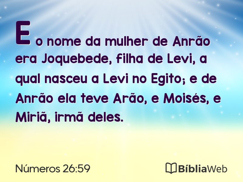 Números 26:59 em imagem para compartilhar