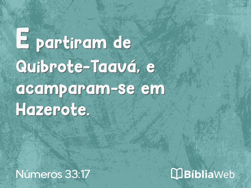 Números 33:17 em imagem para compartilhar
