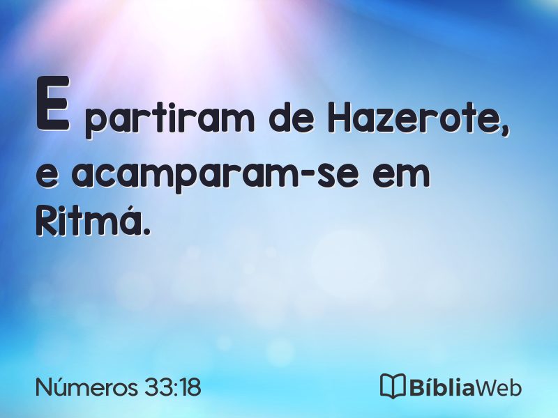 Números 33:18 em imagem para compartilhar