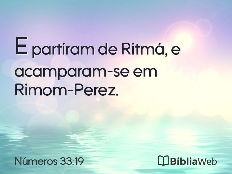 Números 33:19 em imagem para compartilhar