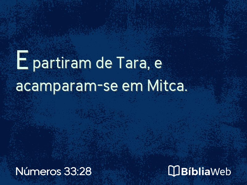 Números 33:28 em imagem para compartilhar