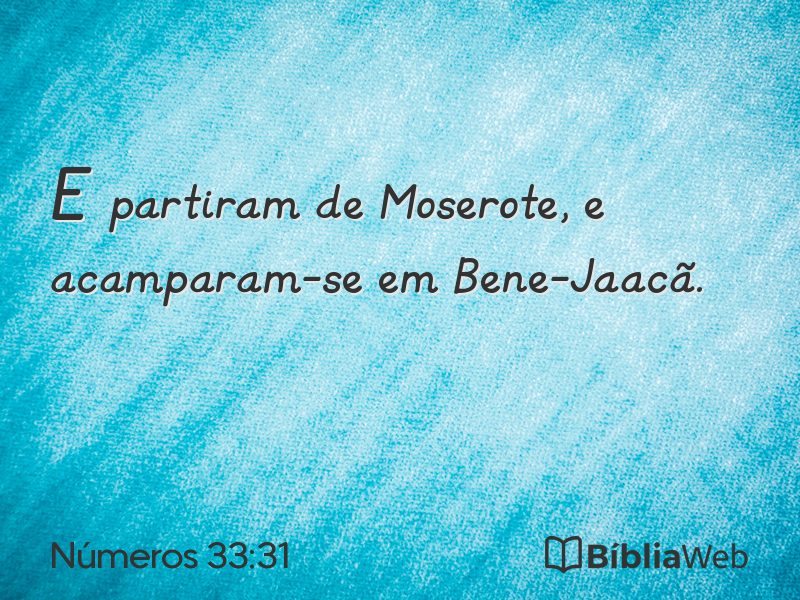 Números 33:31 em imagem para compartilhar