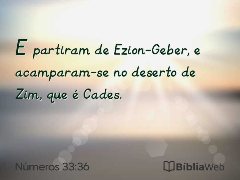 Números 33:36 em imagem para compartilhar