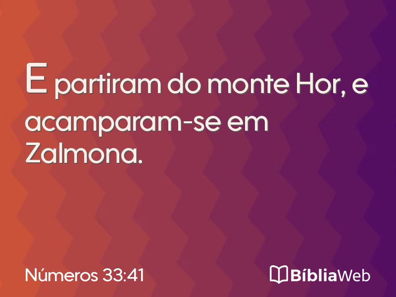 Números 33:41 em imagem para compartilhar