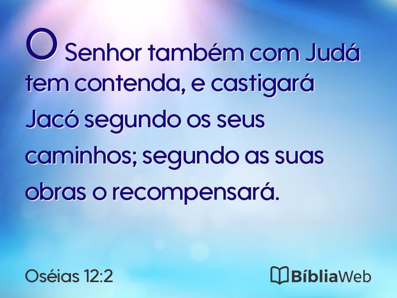 Oséias 12:2 em imagem para compartilhar