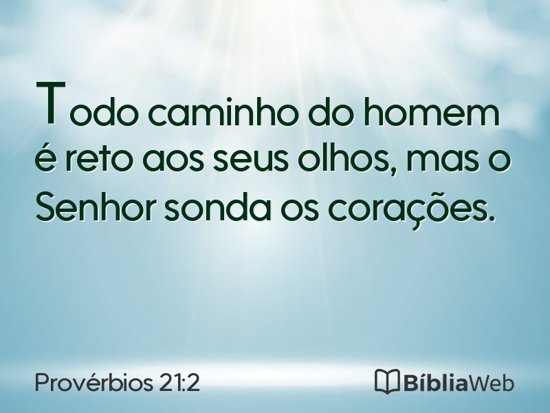 Provérbios 21:2 em imagem para compartilhar