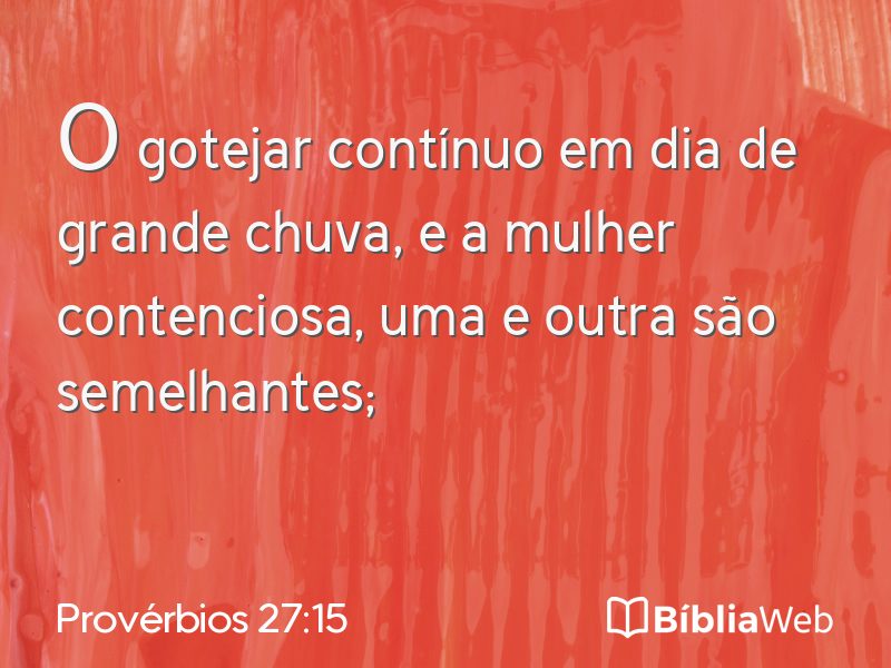 Provérbios 27:15 em imagem para compartilhar