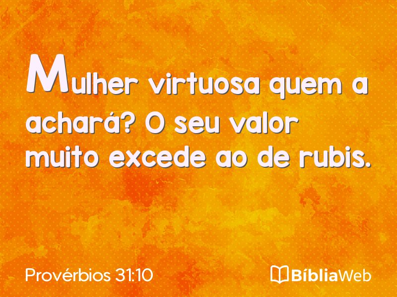 Provérbios 31:10 em imagem para compartilhar