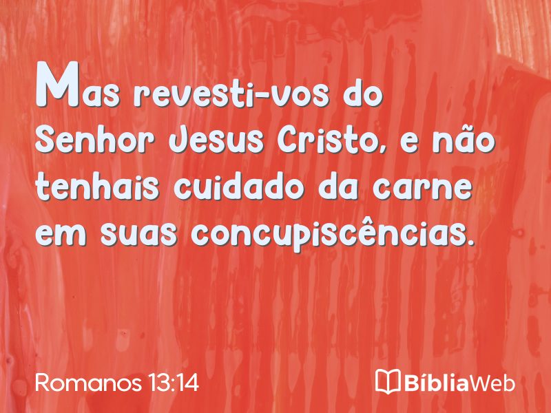Romanos 13:14 em imagem para compartilhar