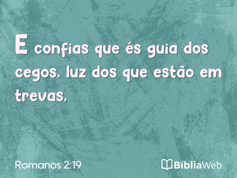 Romanos 2:19 em imagem para compartilhar