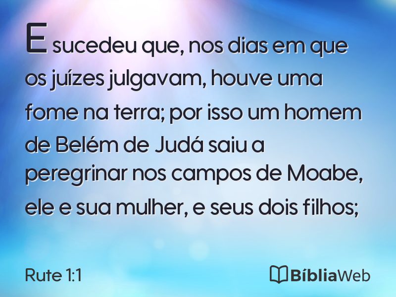Rute 1:1 em imagem para compartilhar
