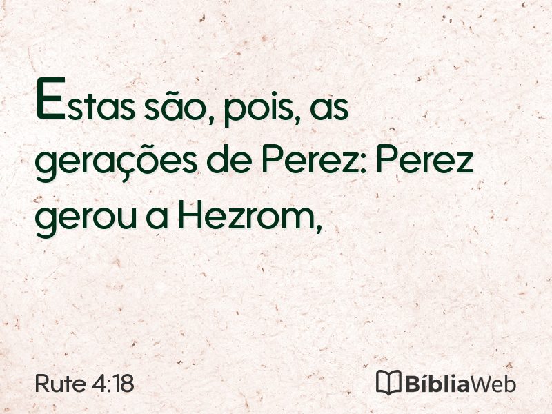 Rute 4:18 em imagem para compartilhar