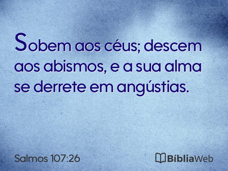 Salmos 107:26 em imagem para compartilhar