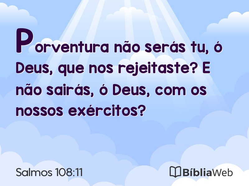 Salmos 108:11 em imagem para compartilhar