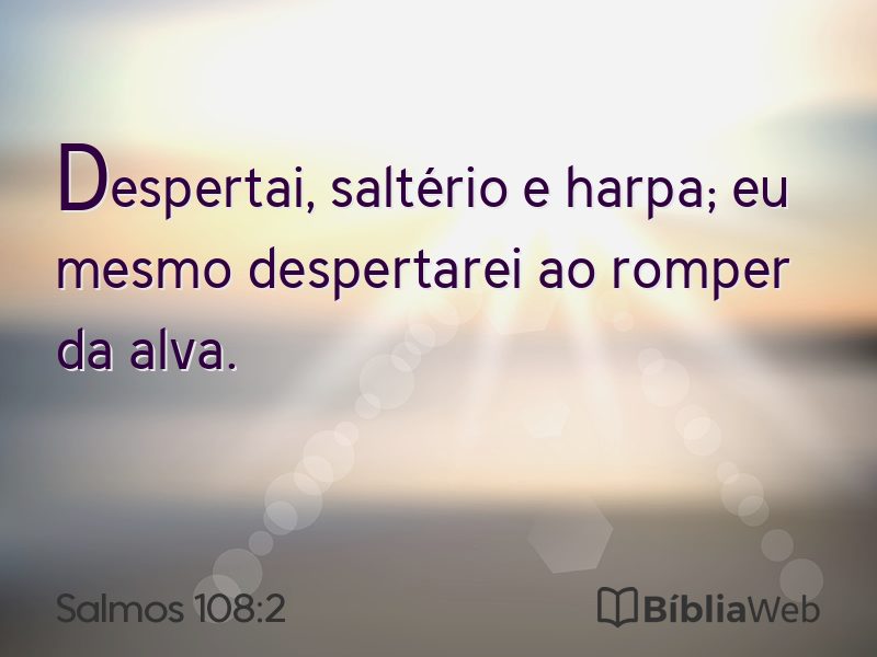 Salmos 108:2 em imagem para compartilhar