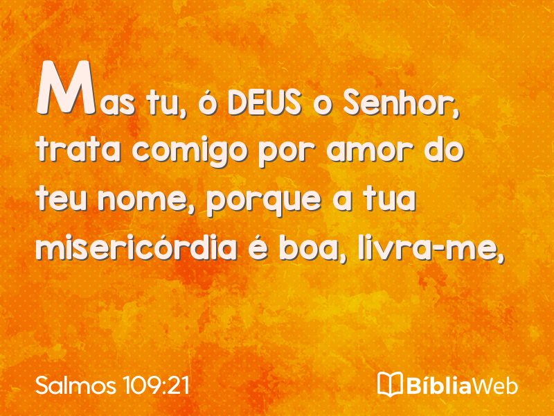 Salmos 109:21 em imagem para compartilhar