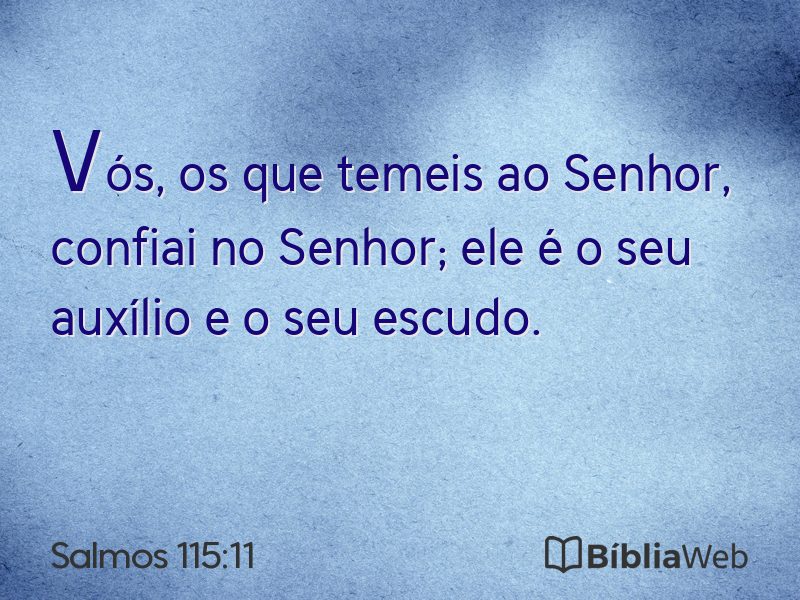 Salmos 115:11 em imagem para compartilhar