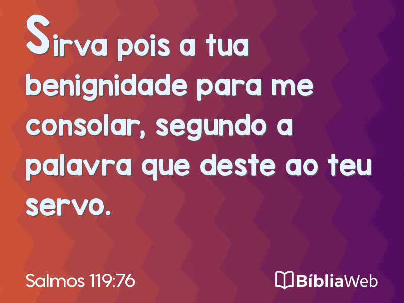 Salmos 119:76 em imagem para compartilhar