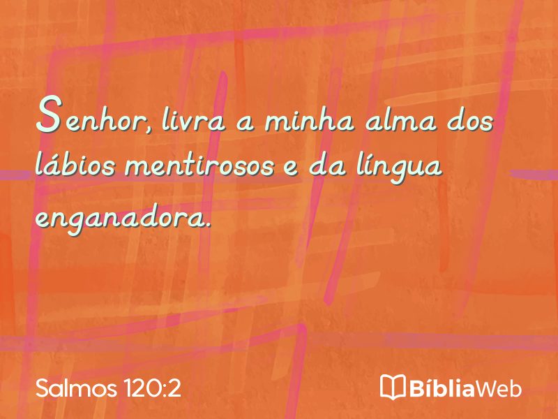 Salmos 120:2 em imagem para compartilhar