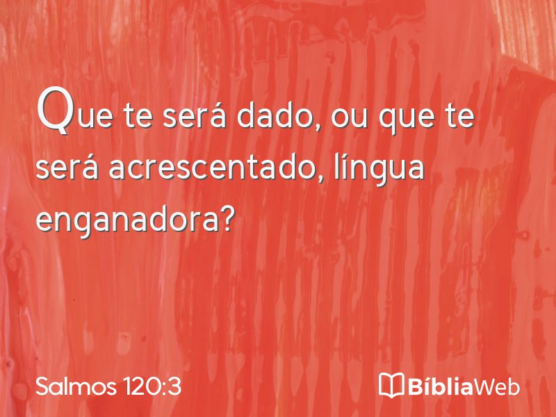 Salmos 120:3 em imagem para compartilhar