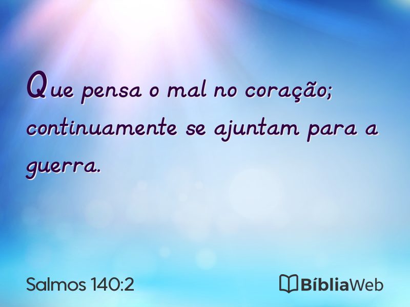Salmos 140:2 em imagem para compartilhar