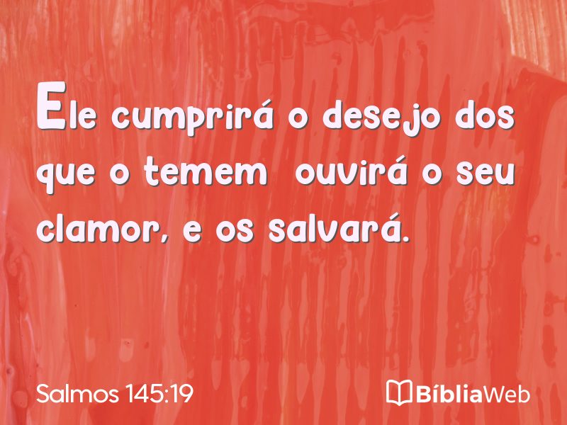 Salmos 145:19 em imagem para compartilhar