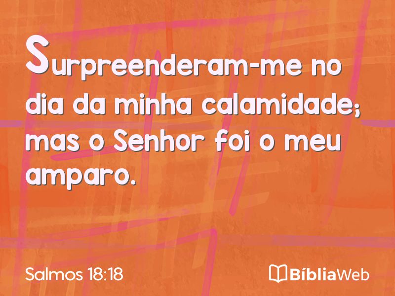 Salmos 18:18 em imagem para compartilhar