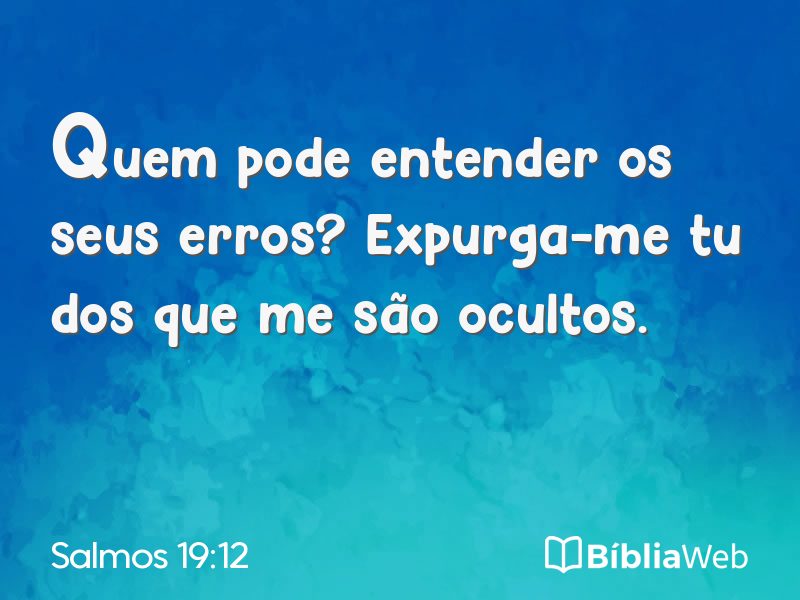 Salmos 19:12 em imagem para compartilhar