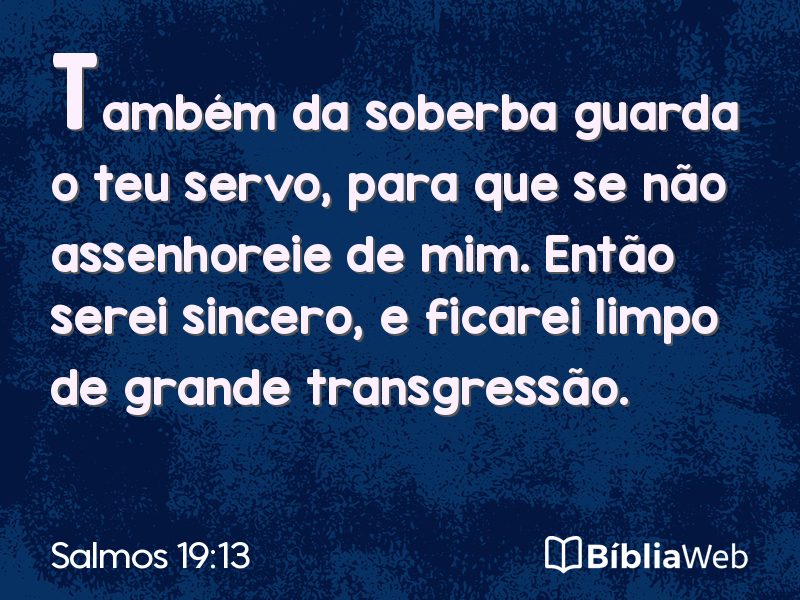Salmos 19:13 em imagem para compartilhar