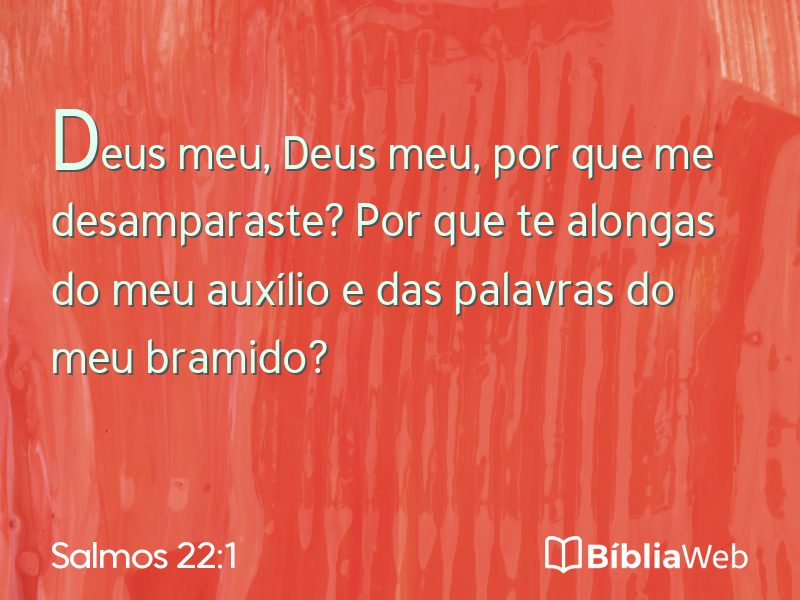 Salmos 22:1 em imagem para compartilhar