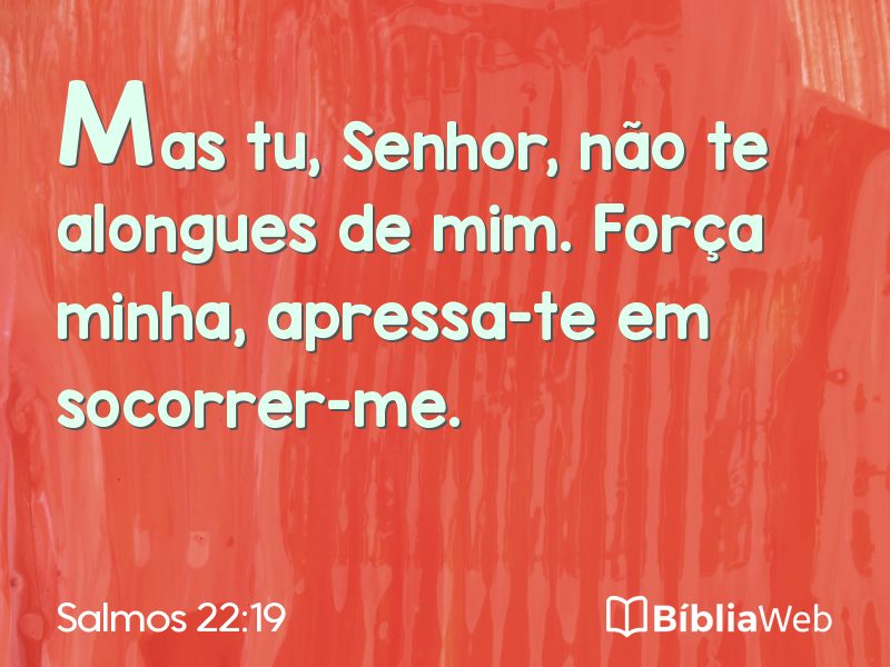 Salmos 22:19 em imagem para compartilhar