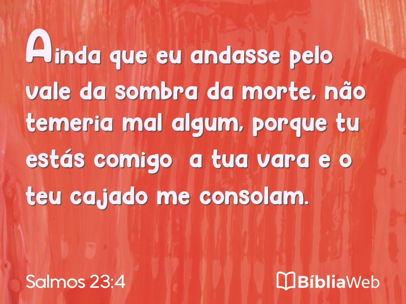 Salmos 23:4 em imagem para compartilhar