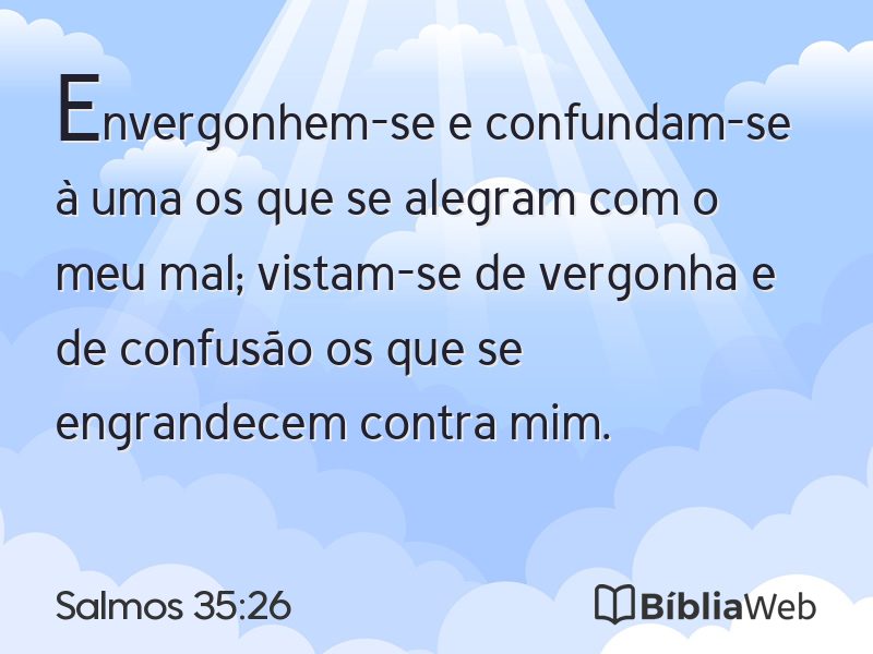 Salmos 35:26 em imagem para compartilhar