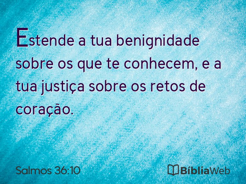 Salmos 36:10 em imagem para compartilhar