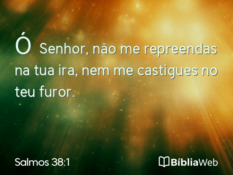 Salmos 38:1 em imagem para compartilhar