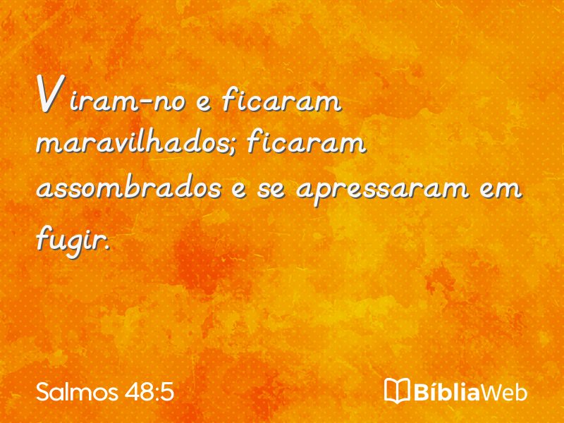 Salmos 48:5 em imagem para compartilhar